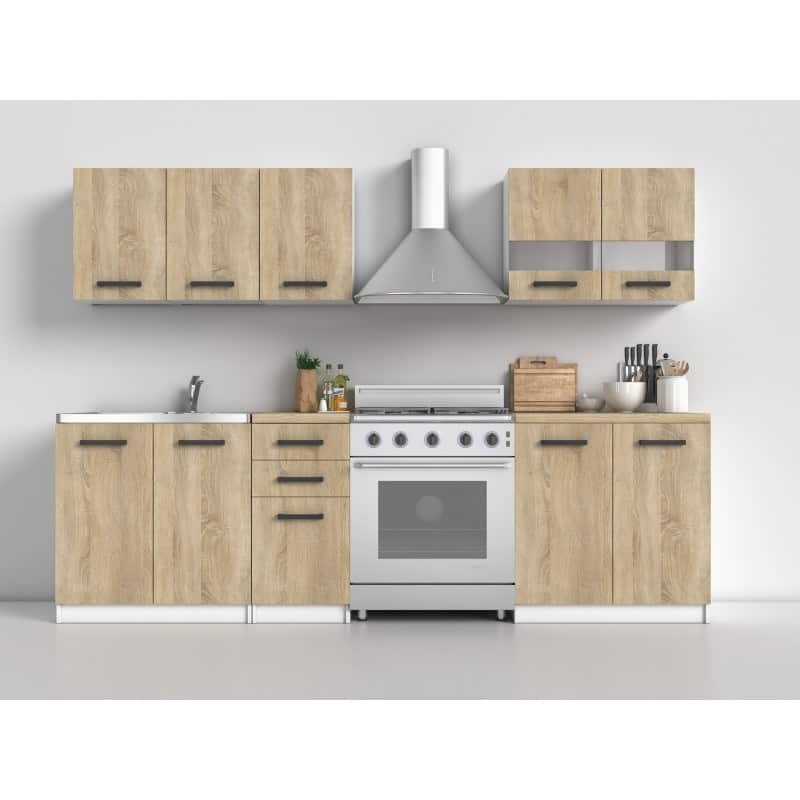 KUCHNIA SET 2M BIAŁY MAT/ SONOMA — zdjęcie 1 z 4