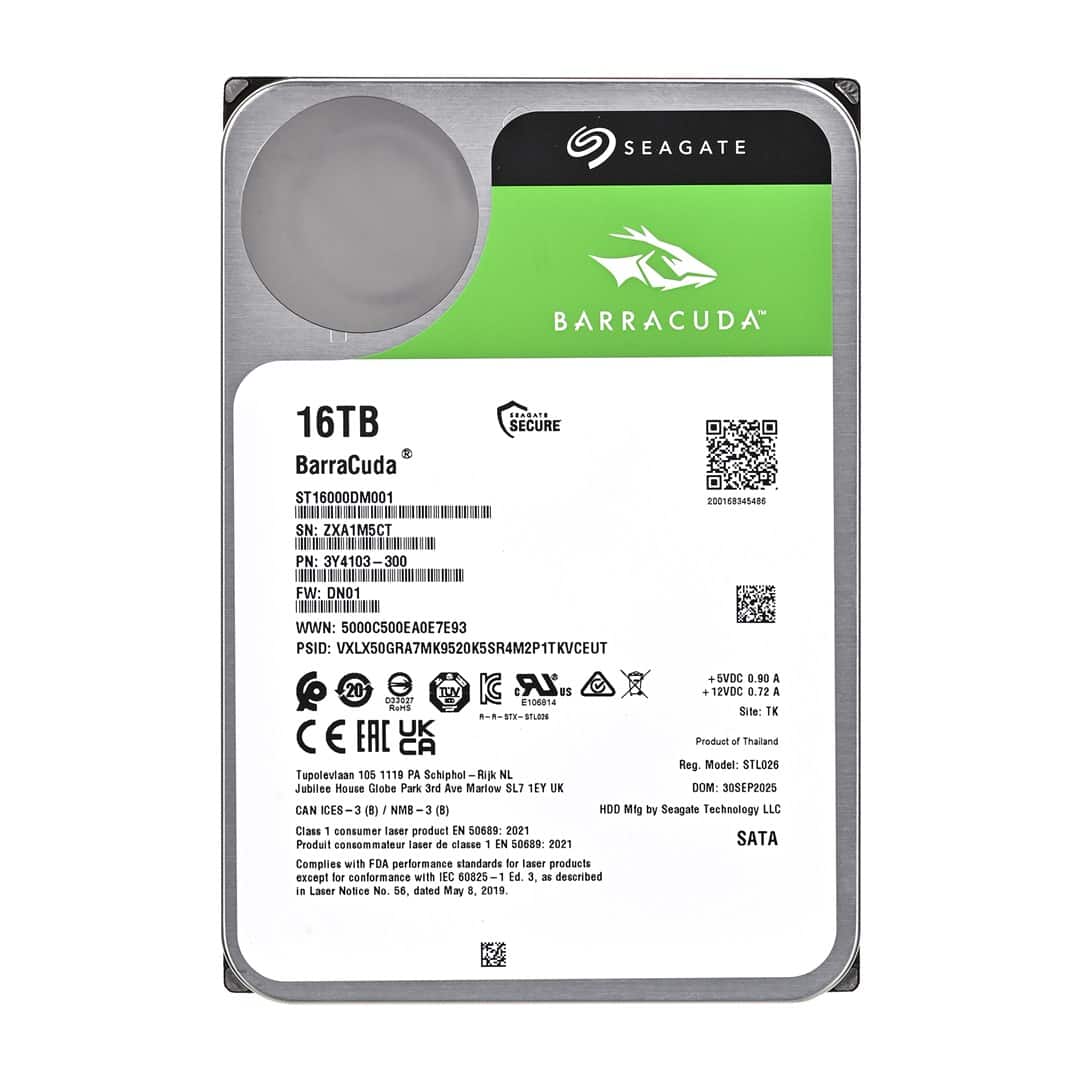 HDD Seagate Barracuda 16TB 3,5" SATA — zdjęcie 1 z 5