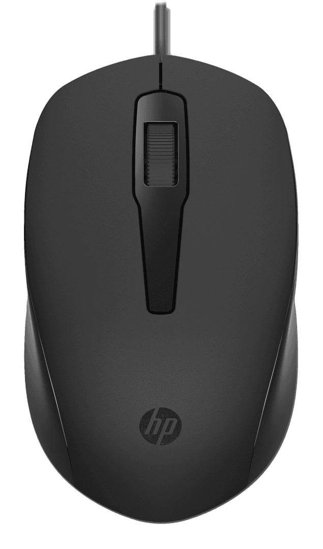 Mysz HP 150 Wired Mouse czarna — zdjęcie 1 z 7