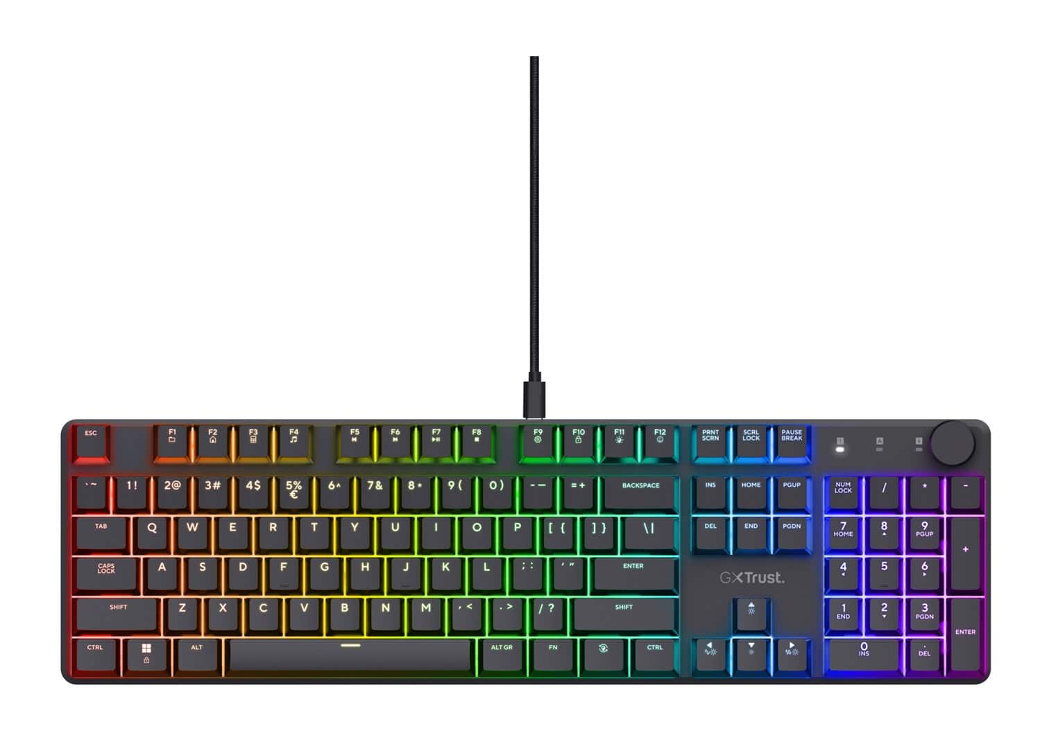 Klawiatura gamingowa GXT 866 Torix US Wireless — zdjęcie 1 z 8