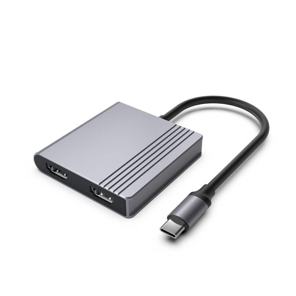GEMBIRD MULTI ADAPTER USB TYPE-C 3 W 1, Szary — zdjęcie 1 z 5