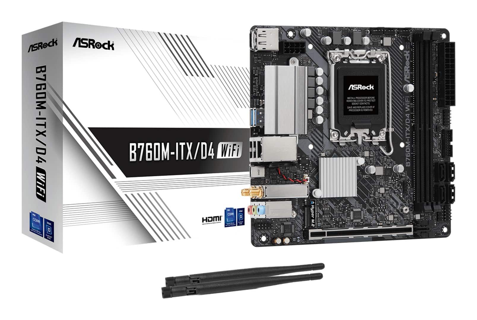 Płyta główna Asrock B760M-ITX/D4 WIFI — zdjęcie 1 z 6