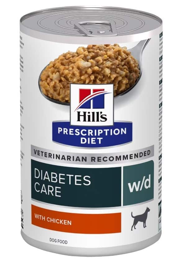 Hill's PD w/d diabetes care, chicken, can,dla psa 370 g — zdjęcie 1 z 4