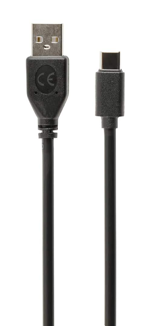 Kabel GEMBIRD CCP-USB2-AMCM-6 (USB 2.0 M - USB typu C M; 1,8m; kolor czarny) — zdjęcie 1 z 5