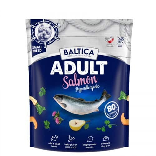 BALTICA EXCELLENT Adult Salmon Hypoallergenic XS / S 1kg — zdjęcie 1 z 2