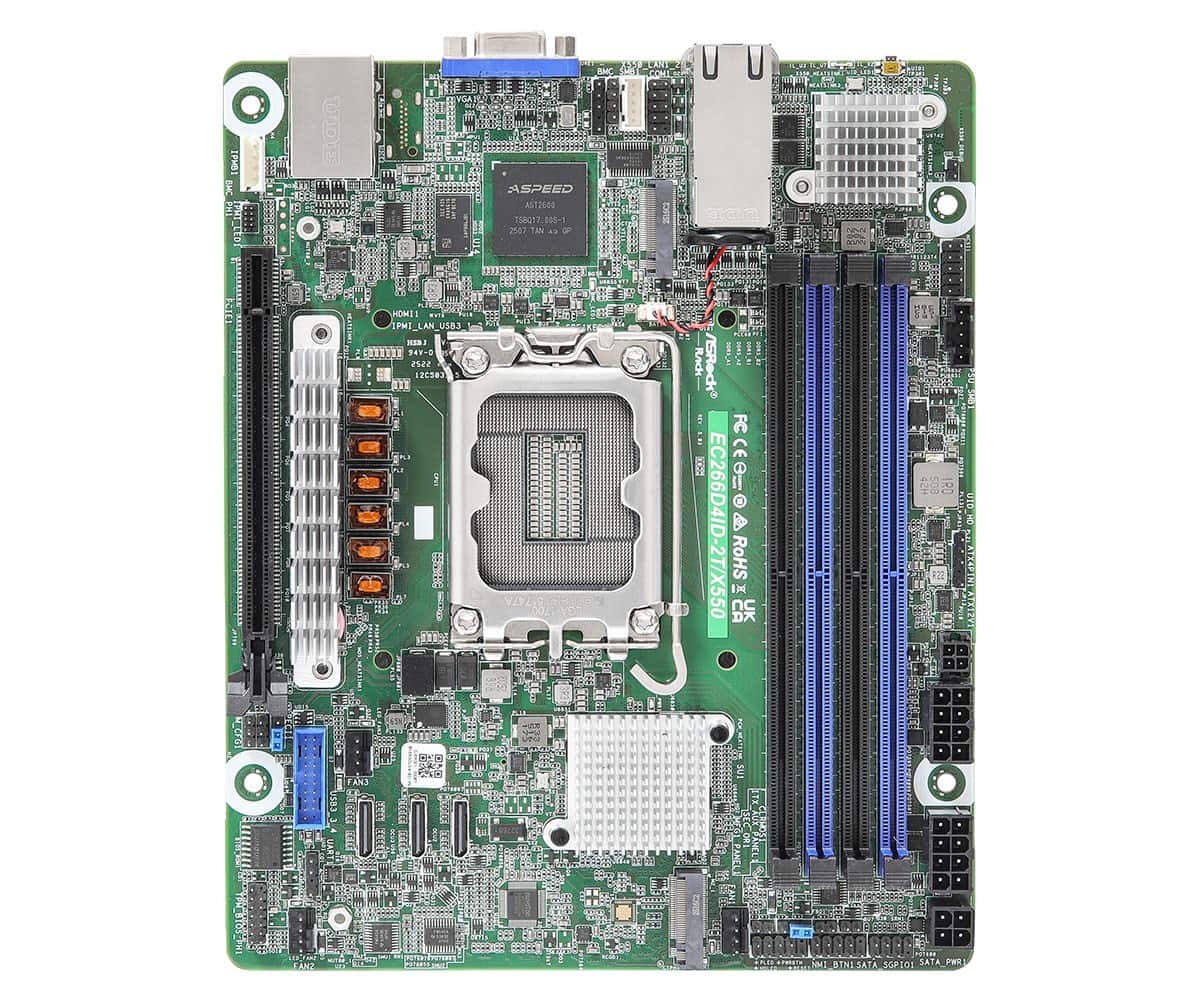 Płyta główna AsRock EC266D4ID-2T/X550 LGA1700 Intel — zdjęcie 1 z 4