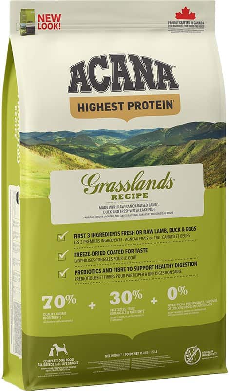 ACANA Highest Protein Grasslands Dog - sucha karma dla psa - 11,4 kg — zdjęcie 1 z 2