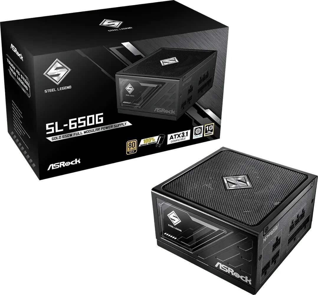 Zasilacz ASRock STEEL LEGEND 650W 80 Plus Gold — zdjęcie 1 z 7