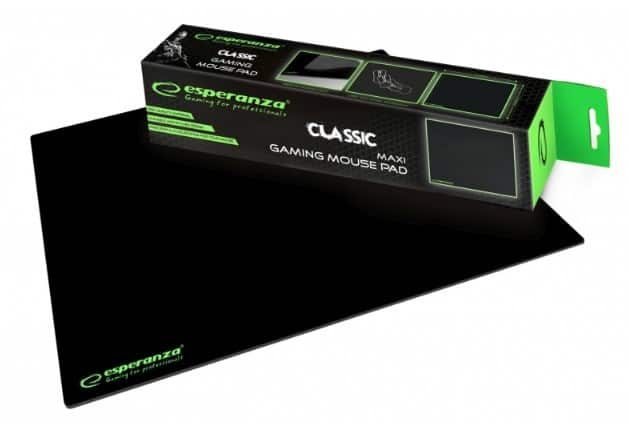 Podkładka gamingowa pod mysz Esperanza CLASSIC EGP103K (400mm x 300mm) — zdjęcie 1 z 4