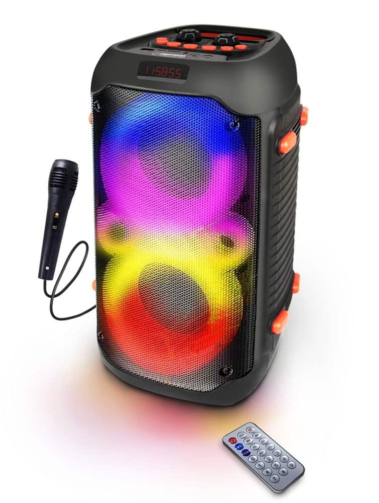 ESPERANZA GŁOŚNIK BT FM LED RGB KARAOKE SINGER EP156 — zdjęcie 1 z 8