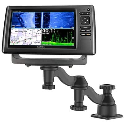 RAM® Poziome mocowanie z ramieniem obrotowym 12" do echosondy wędkarskiej i plotera — zdjęcie 1 z 2