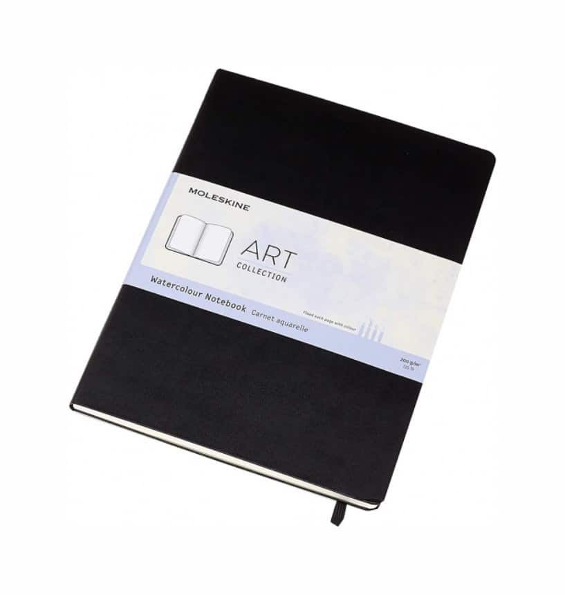 MOLESKINE Notes Art Watercolour A4, 60 stron, czarny — zdjęcie 1 z 3