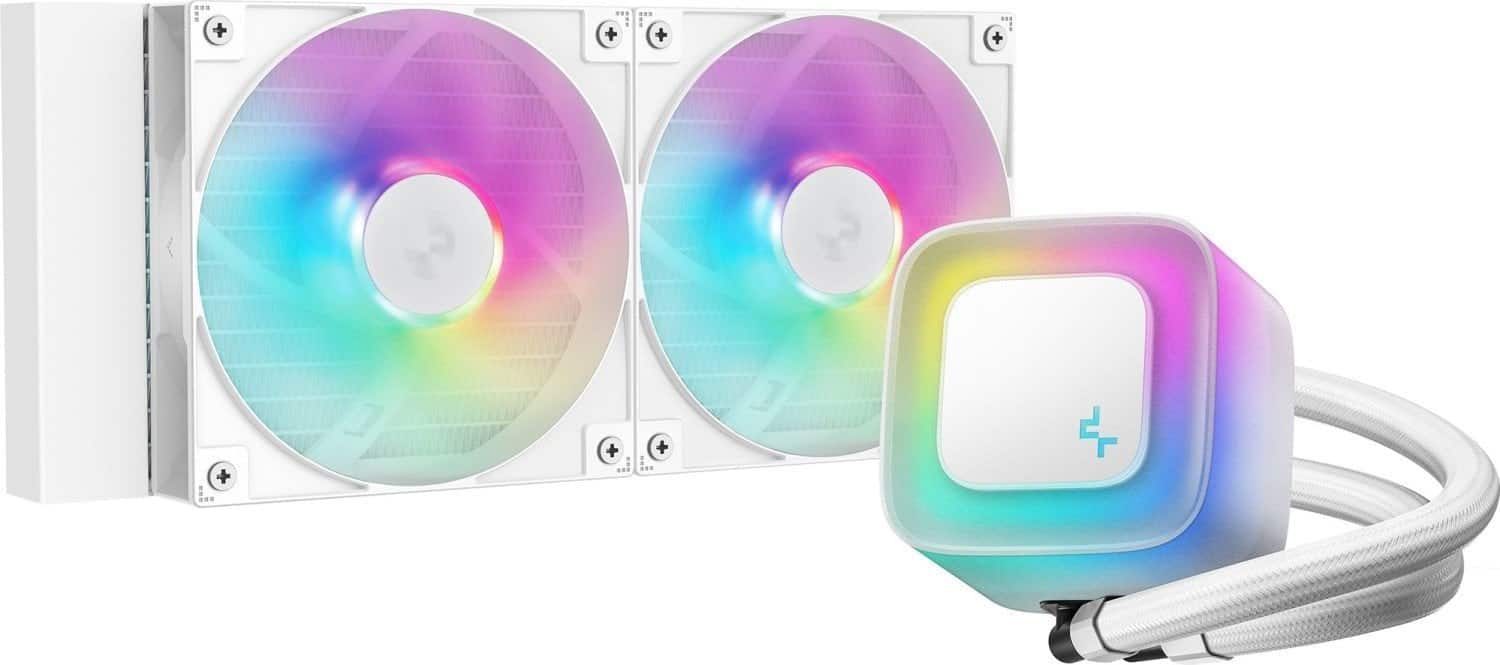 Chłodzenie wodne DeepCool LE240 WH V2 — zdjęcie 1 z 6
