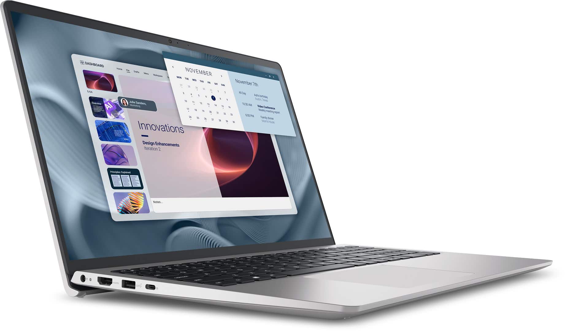 Dell Pro 15 Essential i5-1334U 15,6" FHD 120Hz 250nits 16GB DDR5 4400 SSD1TB Intel UHD Graphics Cam1080p 54Wh W11Pro Platinum Silver (Aluminum) 3Y + Dell EcoLoop Backpack 14-16 - CP3724 — zdjęcie 1 z 8