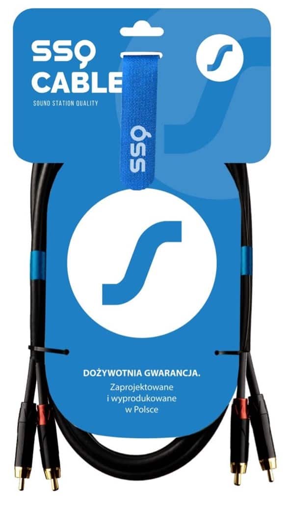 SSQ RCARCA3 - Kabel 2xRCA-2xRCA 3 metrowy — zdjęcie 1 z 2