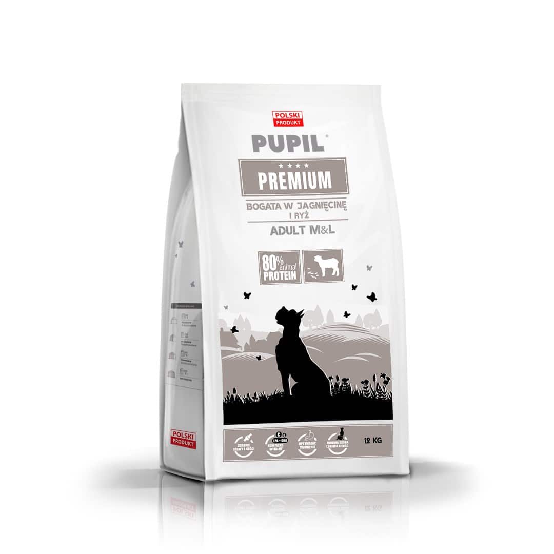 PUPIL PREMIUM M&L 12kg - bogata w jagnięcinę (WYPRZEDAŻ) — zdjęcie 1 z 4