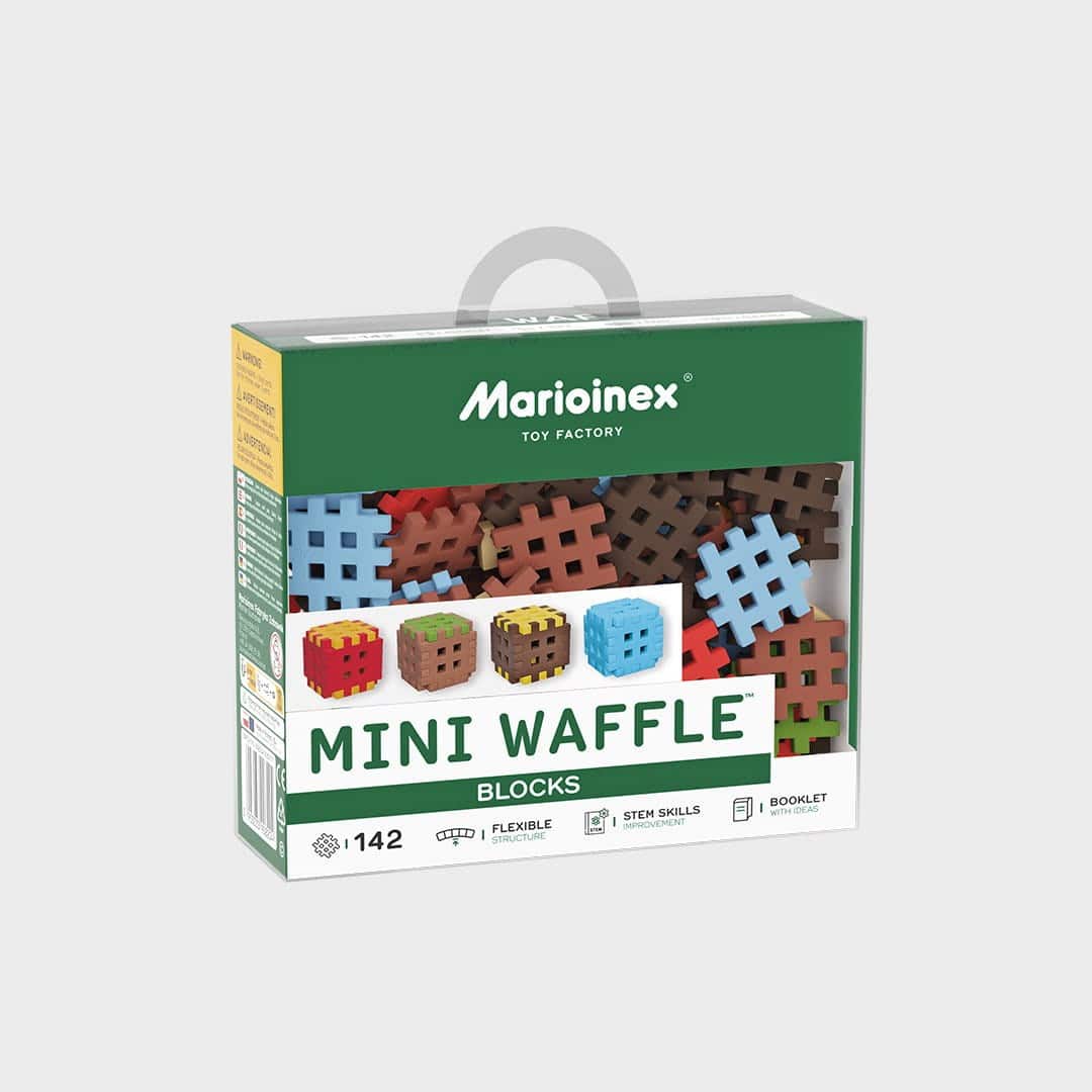 Klocki konstrukcyjne Marioinex Mini Waffle, 142 elementy — zdjęcie 1 z 3