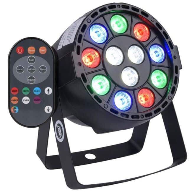 LIGHT4ME P12 LED PAR RGBW - Par LED RGBW, pilot — zdjęcie 1 z 7