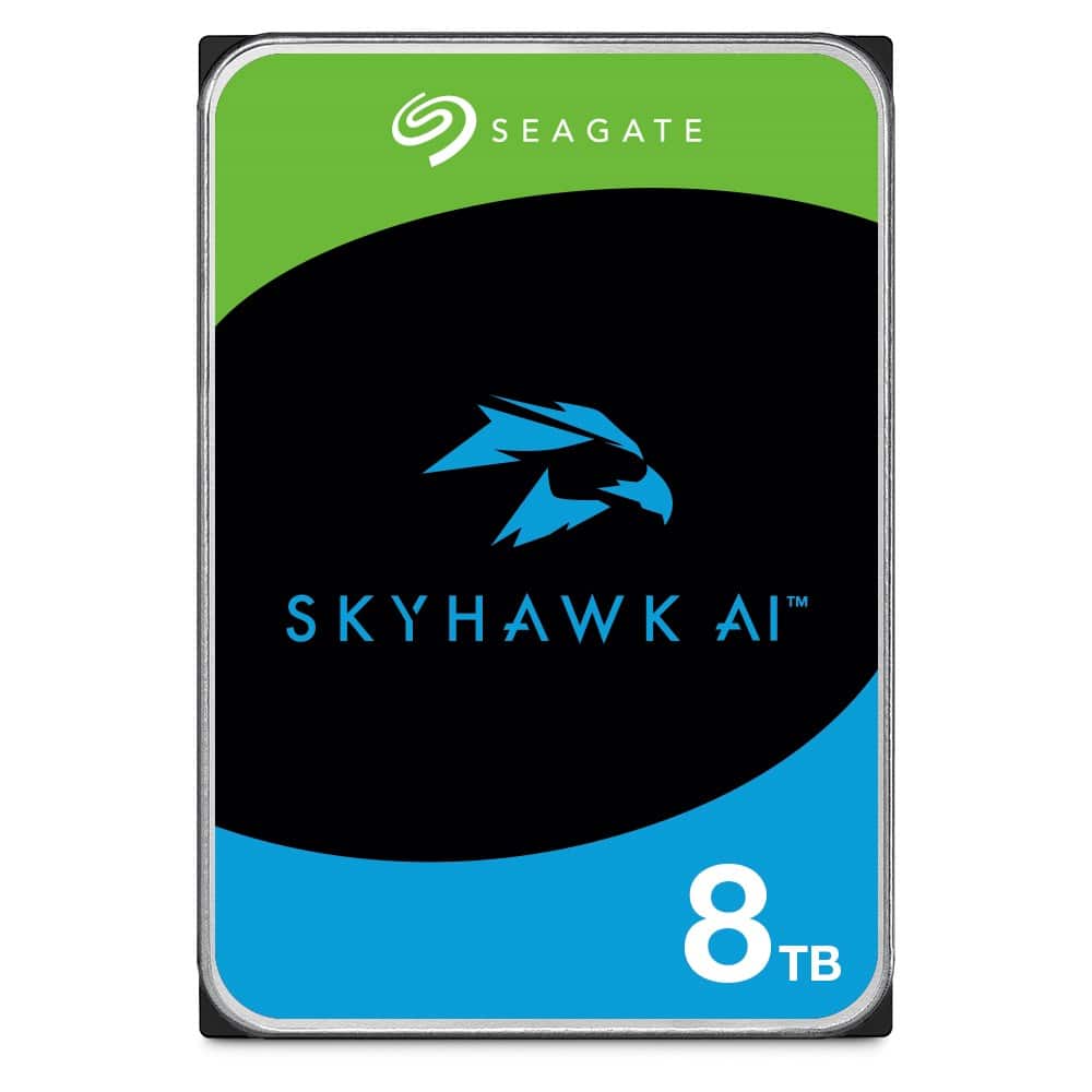 Dysk HDD Seagate Skyhawk AI ST8000VE001 (8 TB ; 3.5"; 256 MB; 7200 obr/min) — zdjęcie 1 z 3