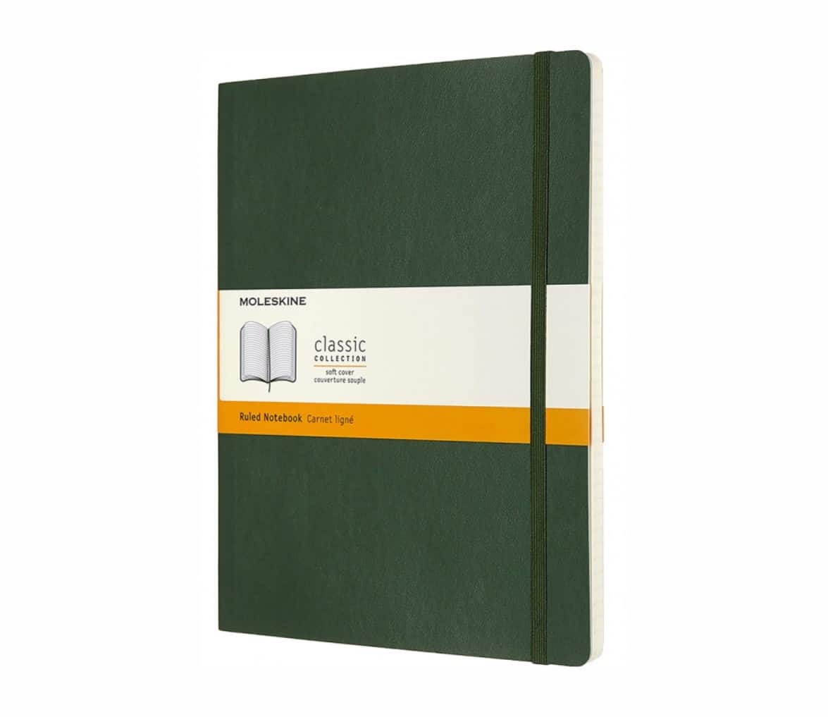 MOLESKINE Notes Classic XL, Myrtle Green, 192 Stron — zdjęcie 1 z 5