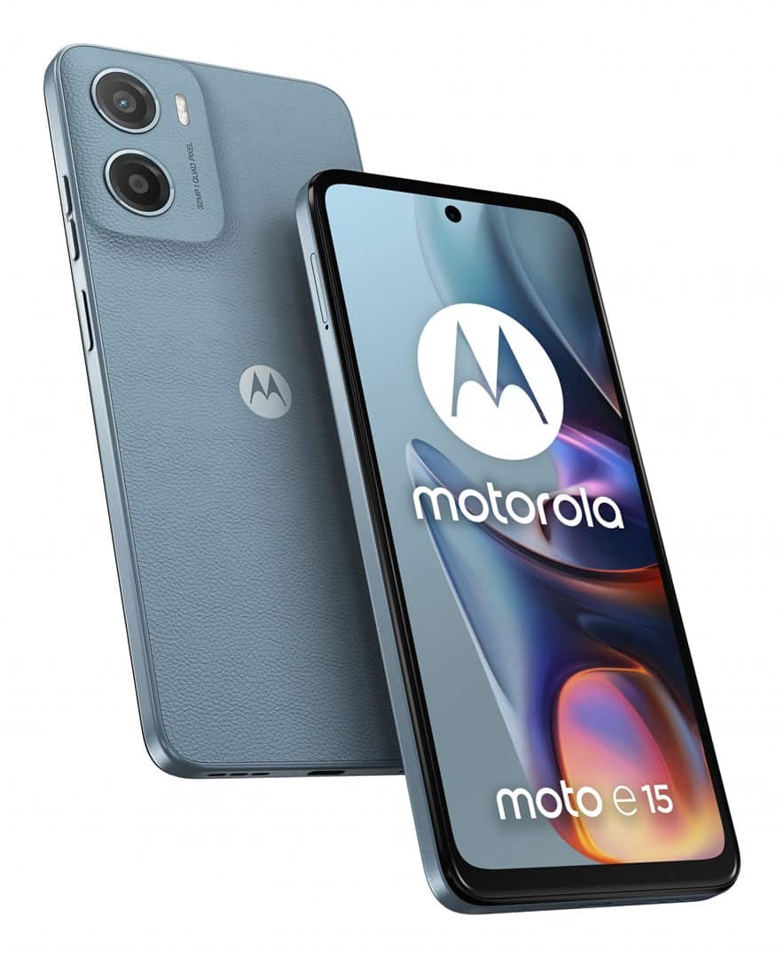Smartfon Motorola Moto E15 2/64GB Misty Blue (WYPRZEDAŻ) — zdjęcie 1 z 8