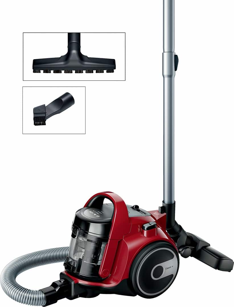 Odkurzacz bezworkowy Bosch BGC05AAA2 Serie 2 (czerwony) (OUTLET) — zdjęcie 1 z 3