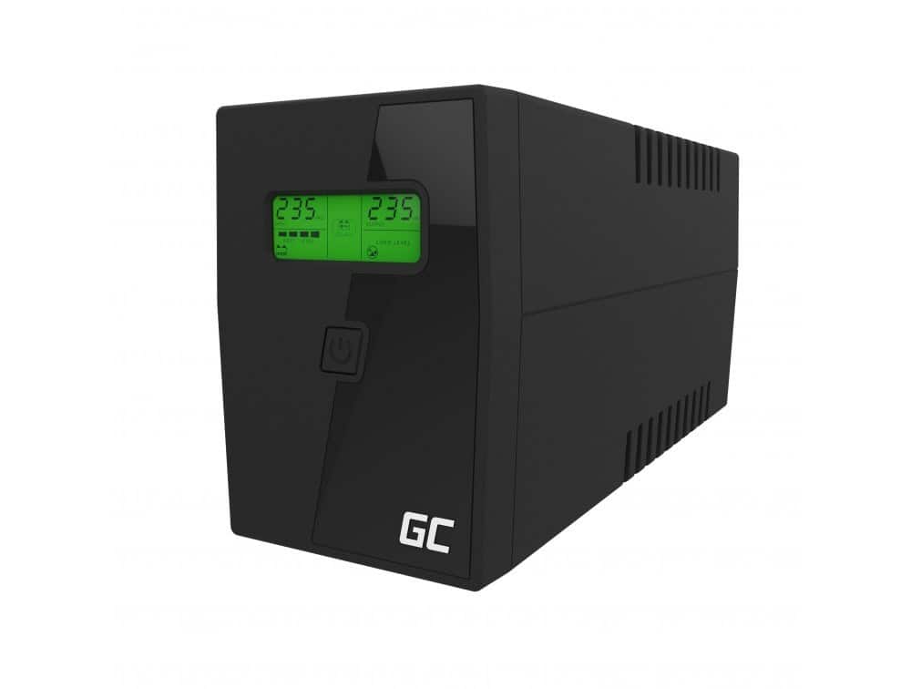 GREEN CELL ZASILACZ AWARYJNY UPS01LCD POWER PROOF 600VA 360W (OUTLET) — zdjęcie 1 z 4