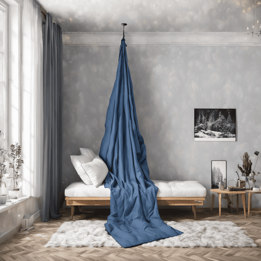 Husky Śpiwór puchowy DRAPE -20 °C, 85 x 220 cm, 1,25 kg, niebieski