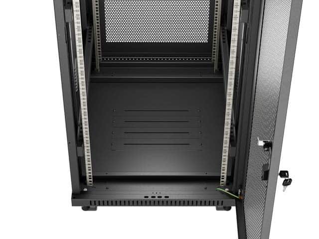 LANBERG SZAFA RACK STOJĄCA 19" 24U CZARNA — zdjęcie 1 z 8