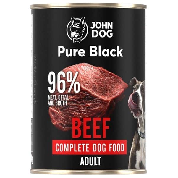 John Dog PURE BLACK DOROSŁY WOŁOWINA 800g