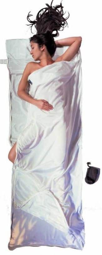 Wkładka do śpiwora z zamkniem dwukierunkowym Cocoon TravelSheet Coupler Silk/Cotton, natural — zdjęcie 1 z 2