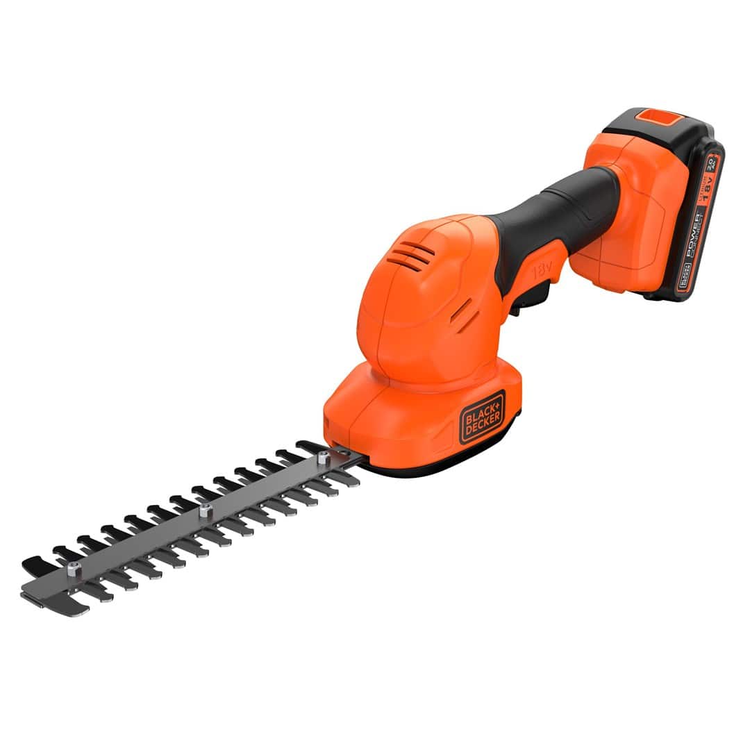 Nożyce do żywopłotu akumulatorowe 18V, 20cm BCSS18D1-QW BLACK+DECKER — zdjęcie 1 z 8