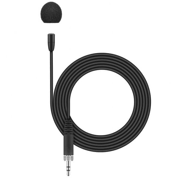 Sennheiser MKE ESSENTIAL BLACK EW - Mikrofon miniaturowy dookólny, czarny, złącze jack 3,5