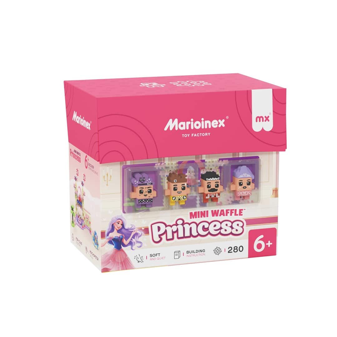 MARIOINEX Klocki Mini Waffle Princess Księżniczka, 280 elementów — zdjęcie 1 z 8