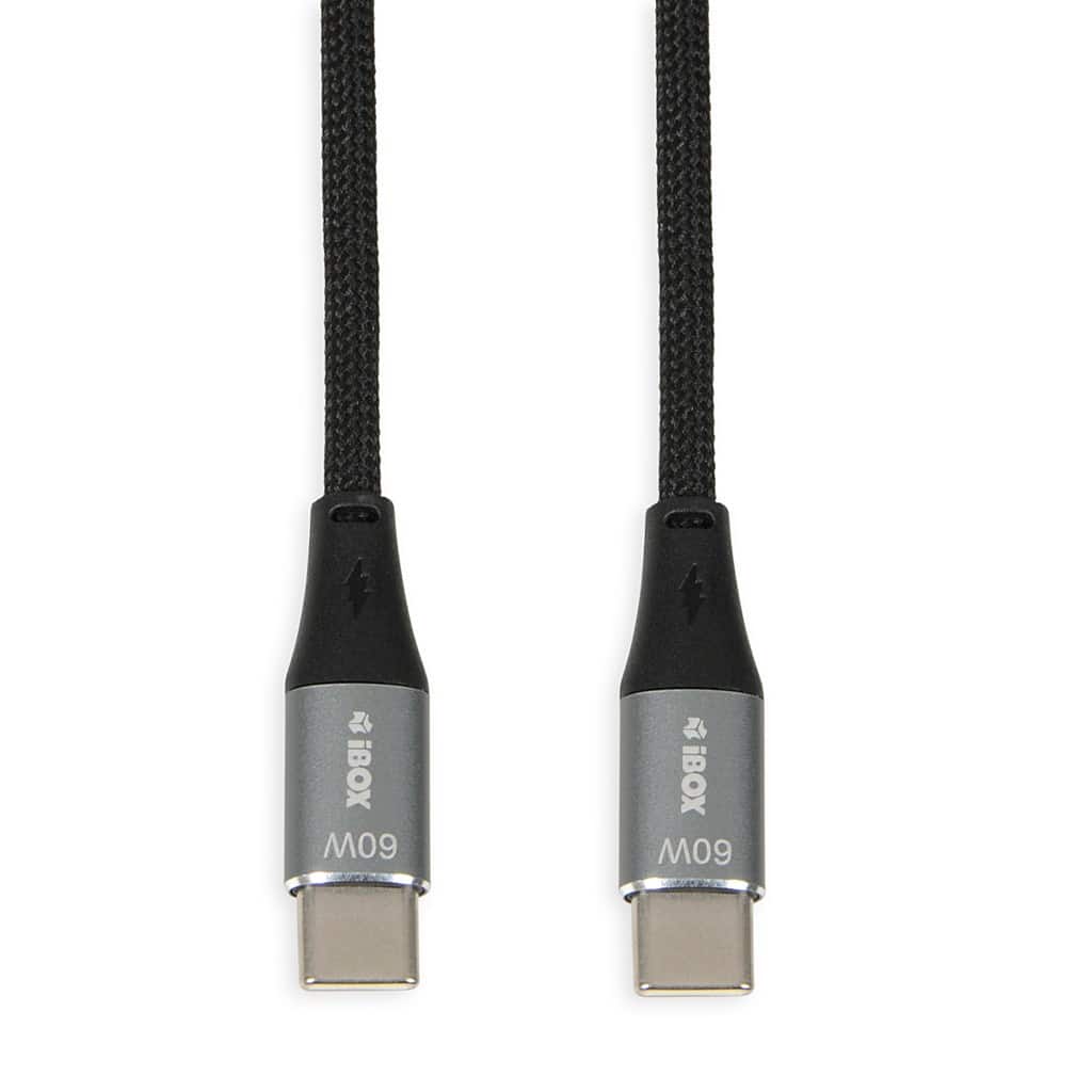 KABEL I-BOX USB TYP-C 60W 1M PD/QC — zdjęcie 1 z 3