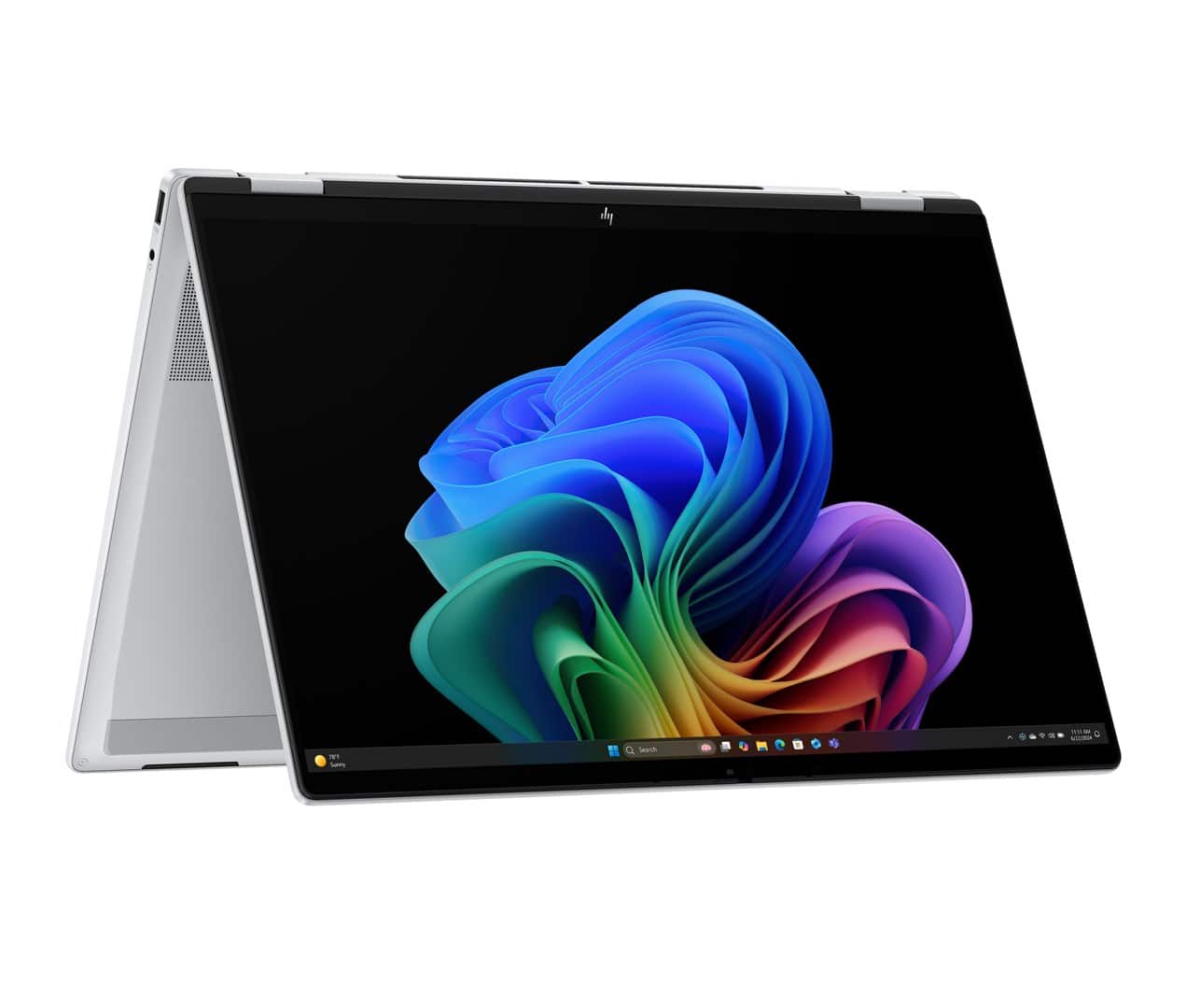 HP OmniBook X Flip 16-as0003nw Ultra 7 258V 16.0"3K Touch OLED IPS 120Hz 300nits AG 32GB LPDDR5X SSD1TB Arc 140V Cam 5MPx + IR  68Wh Win11 Glacier Silver 2Y — zdjęcie 1 z 8