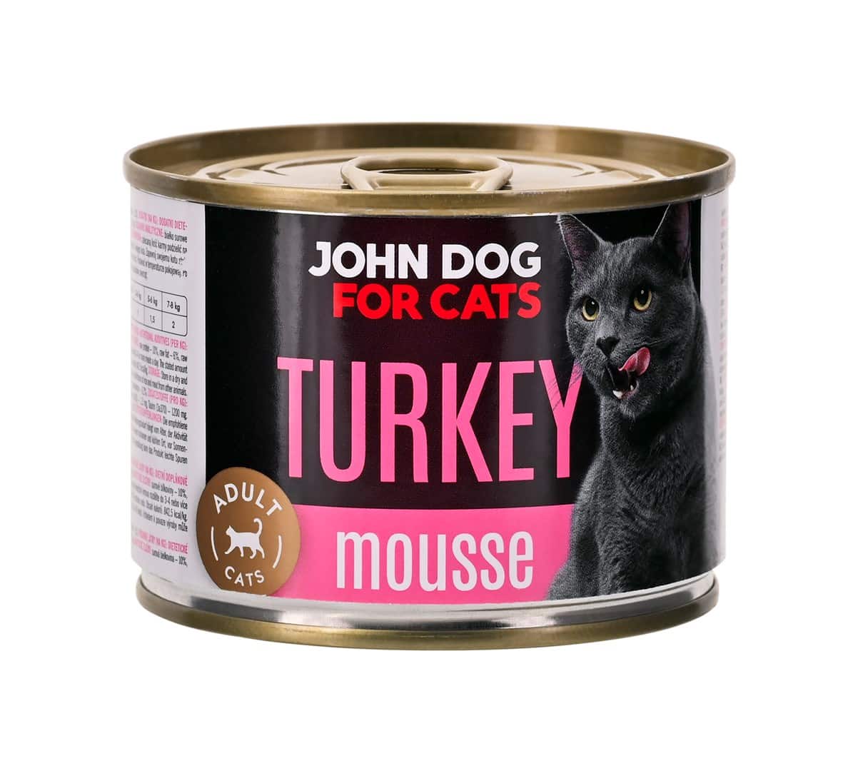 JD for CATS DOROSŁY INDYK MUS puszka KARMA MOKRA 200g — zdjęcie 1 z 2