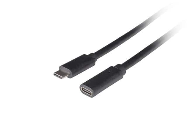 LANBERG PRZEDŁUŻACZ USB-C M/F 3.1 1.5M CZARNY — zdjęcie 1 z 4