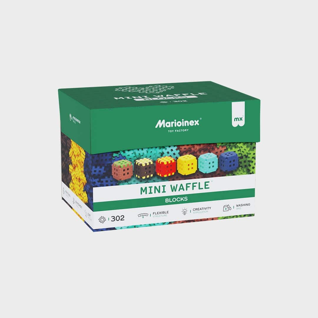Klocki konstrukcyjne Marioinex Mini Waffle, 302 elementy — zdjęcie 1 z 6