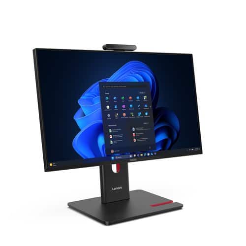 Lenovo AIO ThinkCentre M70a G6 Ultra 7 265T 23.8"FHD Touch IPS 120Hz 250nits LBL AG 16GB DDR5 5600 SSD512 Intel Graphics Cam 5.0MP + IR vPro W11Pro Black 3Y OnSite — zdjęcie 1 z 8