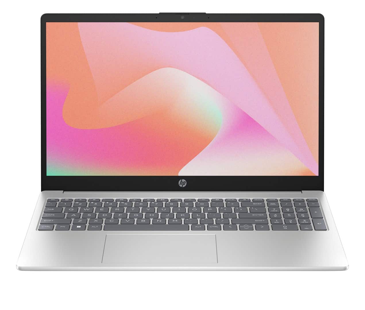 HP 15-fd1068nw Ultra 5 125H 15,6"FHD IPS 300nits AG 24GB DDR5-5600 SSD512 Intel Arc Cam 720p 41Wh NoOS Natural Silver 2Y — zdjęcie 1 z 6