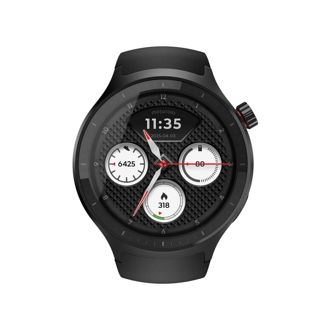 Motorola Moto Watch 512MB Volcanic Ash_Silicone Black — zdjęcie 1 z 8