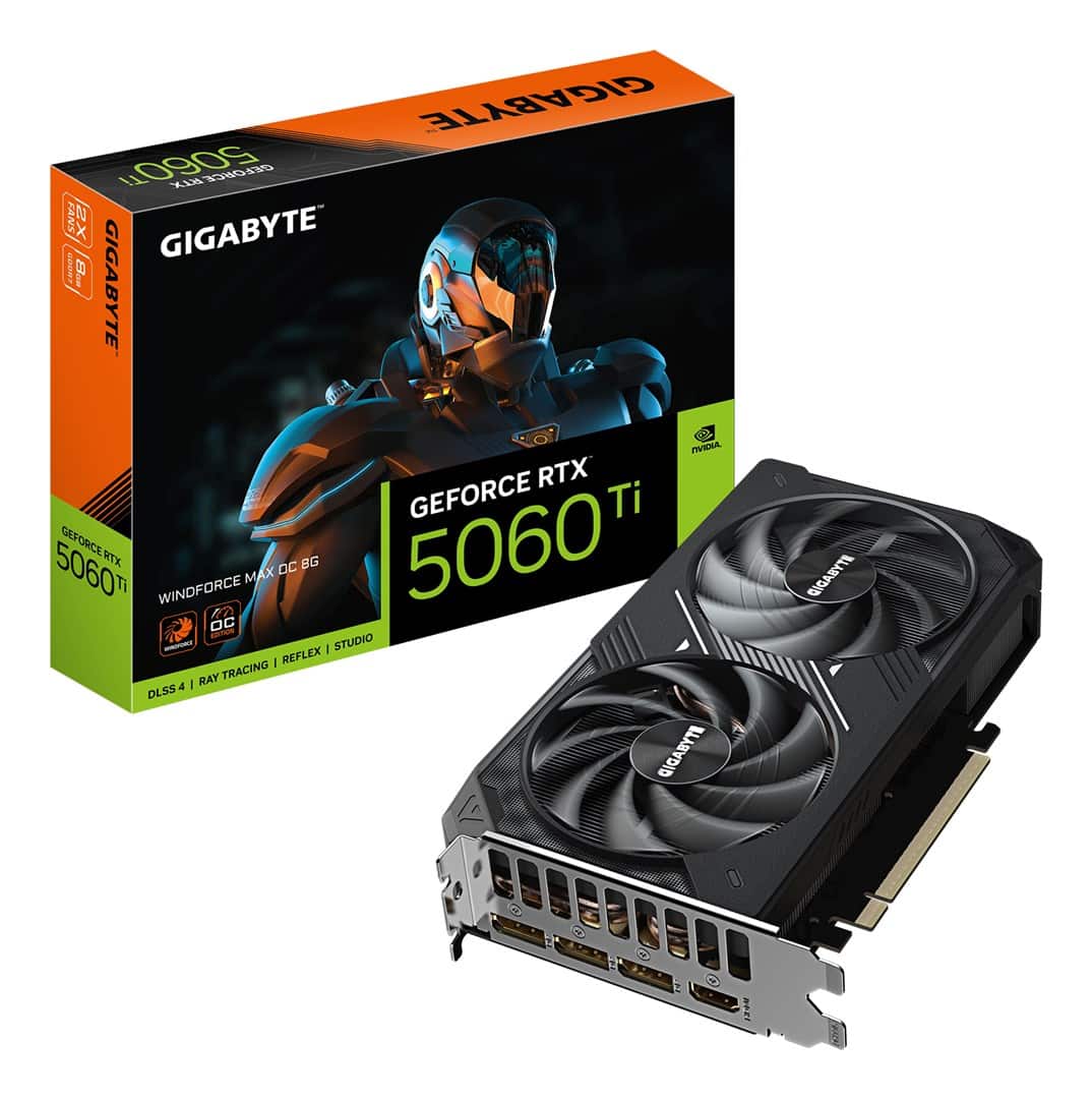 Karta graficzna Gigabyte GeForce RTX 5060 Ti WINDFORCE MAX OC 8GB — zdjęcie 1 z 8