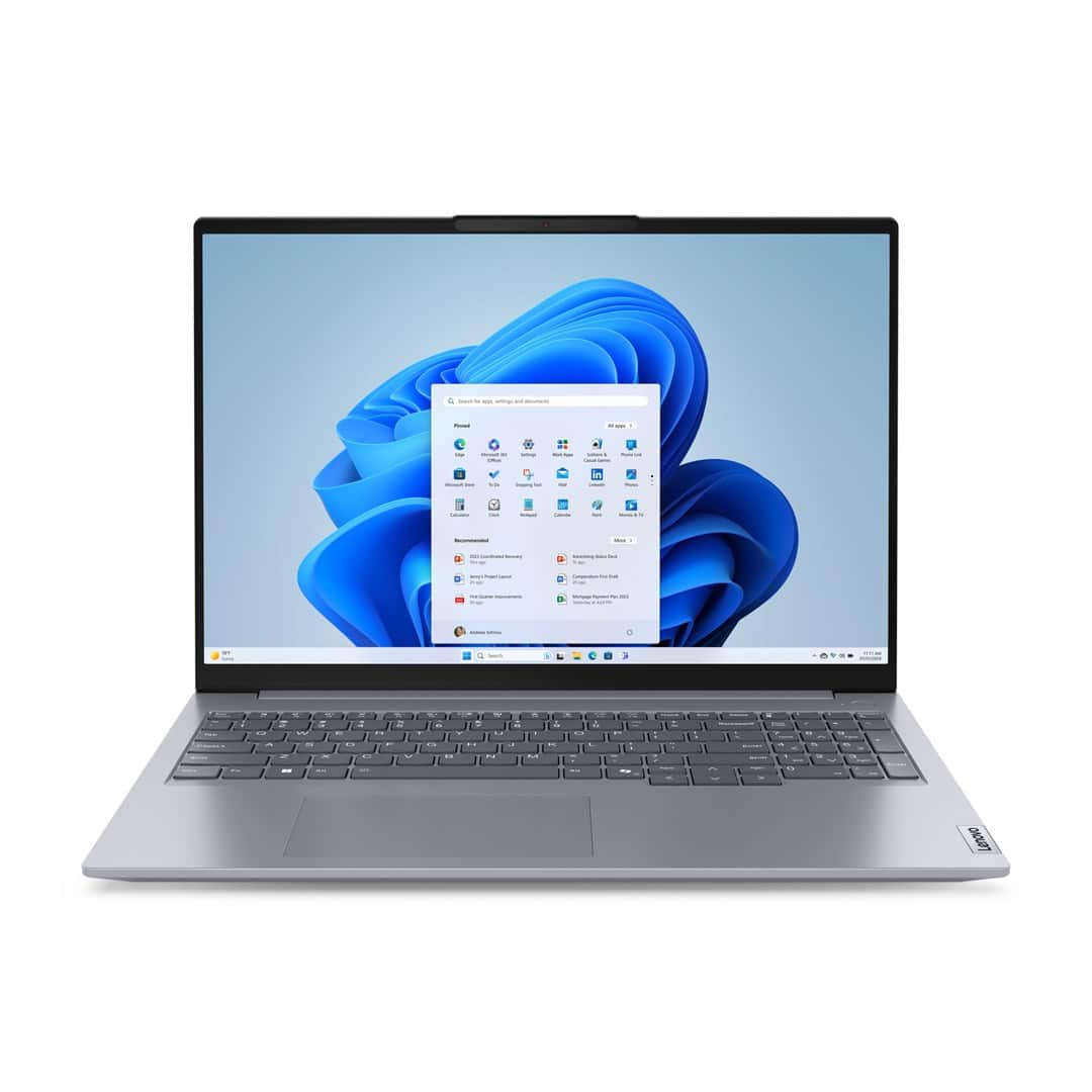 Lenovo ThinkBook 16 G7 Ryzen7 7735HS 16.0"WQXGA 300nits AG 16GB DDR5 4800 SSD1TB Radeon 680M Graphics Cam1080p + IR 45Wh W11Pro Arctic Grey 3Y OnSite — zdjęcie 1 z 8