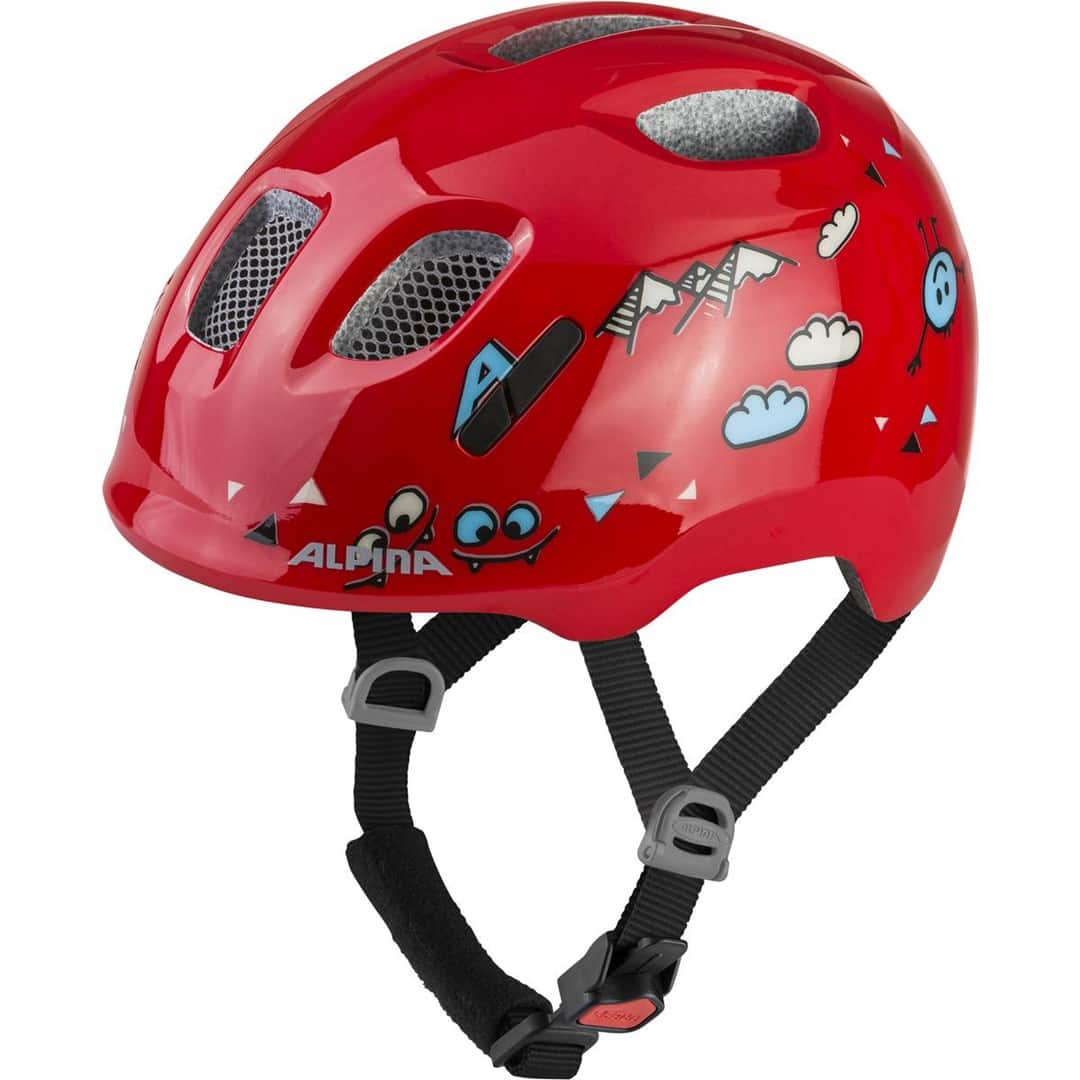 Kask rowerowy ALPINA XIMO 2 RED SMILE GLOSS 49-54 — zdjęcie 1 z 5