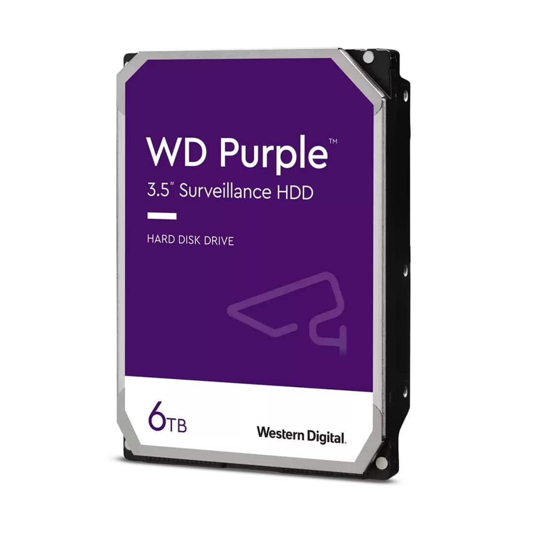 Dysk HDD WD Purple WD64PURZ (6 TB ; 3.5"; 256 MB; 5400 obr/min) (OUTLET)
