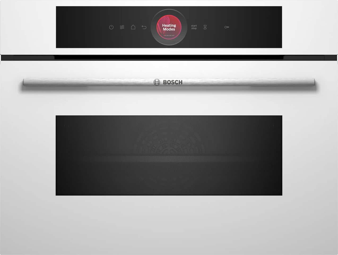 Piekarnik BOSCH CMG7241W1 kompaktowy z mikrofalą do zabudowy, 60 x 45 cm, Biały — zdjęcie 1 z 6