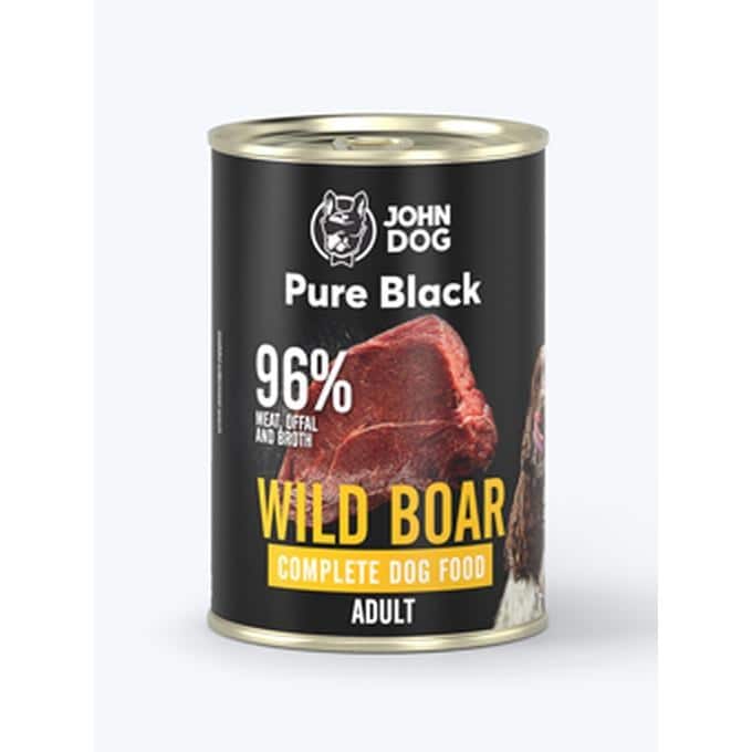 John Dog PURE BLACK DOROSŁY DZIK 800g