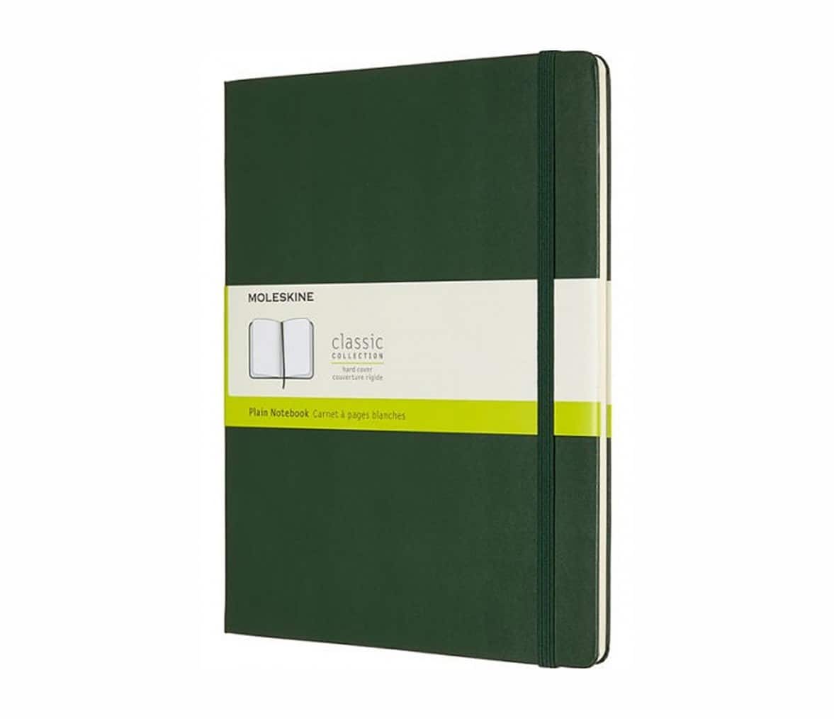 MOLESKINE Notes Classic XL, Myrtle Green, 192 stron — zdjęcie 1 z 5