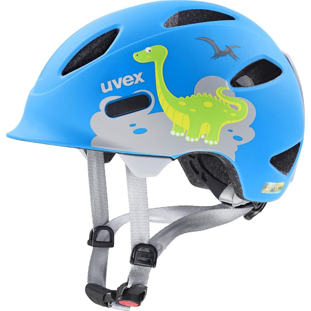 Kask rowerowy dziecięcy UVEX OYO Style Dino Blue Matt 50-54 — zdjęcie 1 z 8